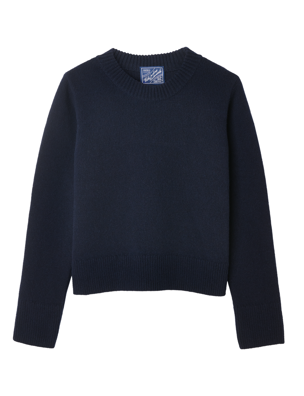 Devon Jumper: Wool, Navy Blue