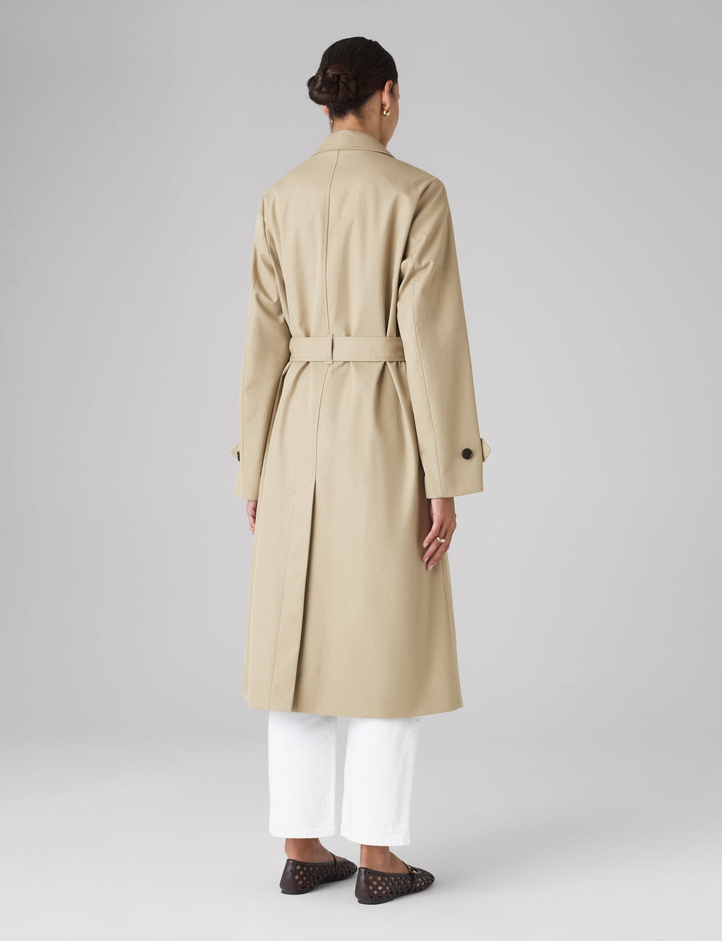 Chatsworth Coat: Cotton, Dark Stone