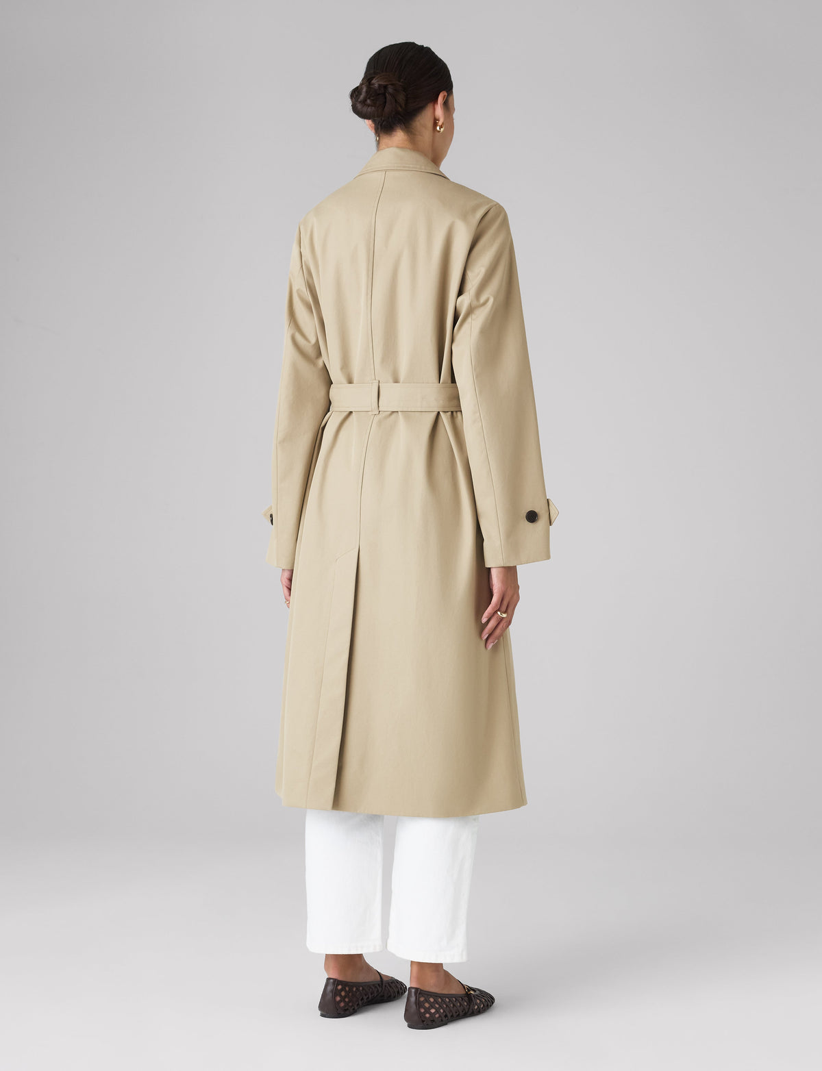 Chatsworth Coat: Cotton, Dark Stone