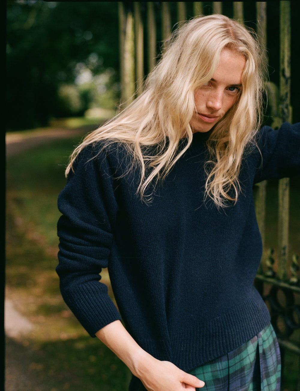 Devon Jumper: Wool, Navy Blue
