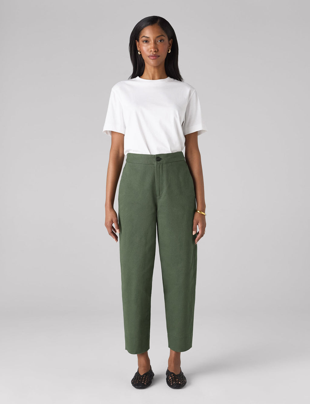 Chartwell Trouser: Cotton Twill, Khaki