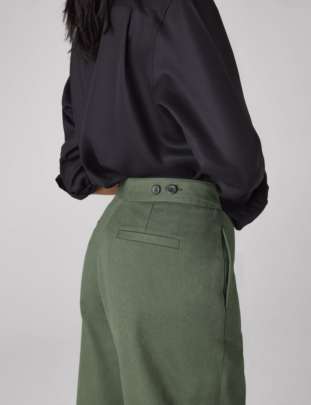 Chartwell Trouser: Cotton Twill, Khaki