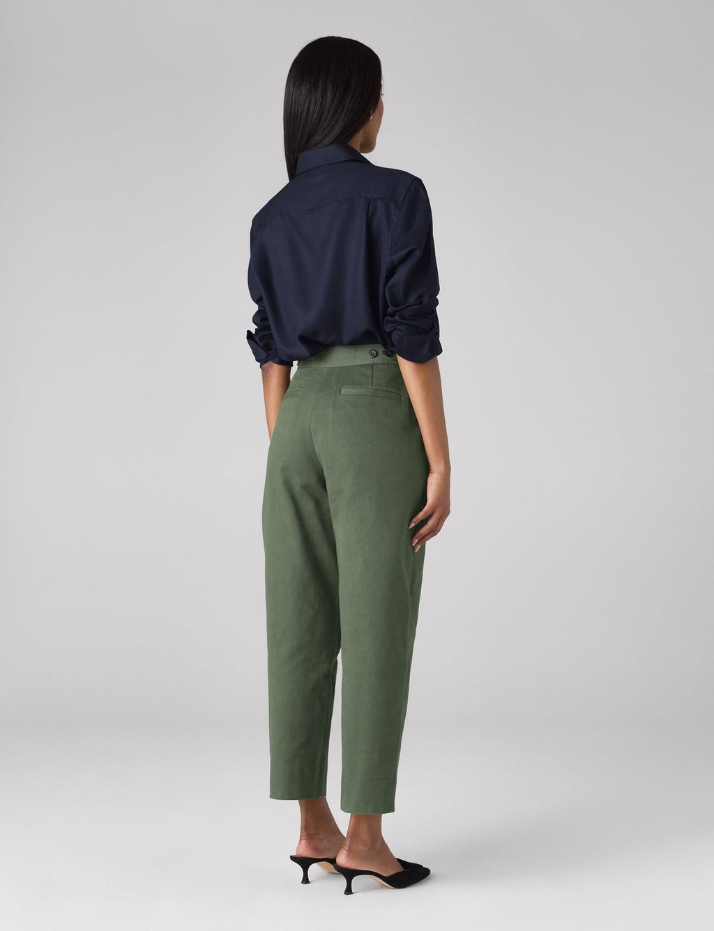 Chartwell Trouser: Cotton Twill, Khaki