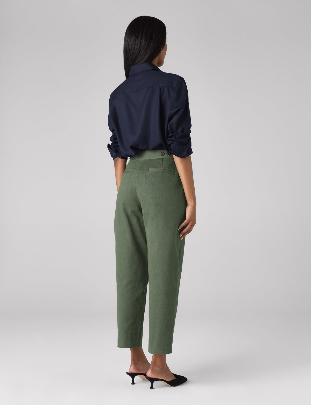 Chartwell Trouser: Cotton Twill, Khaki