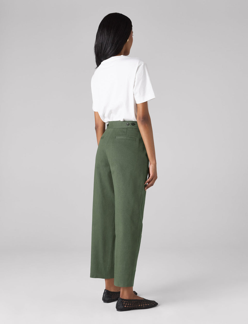Chartwell Trouser: Cotton Twill, Khaki