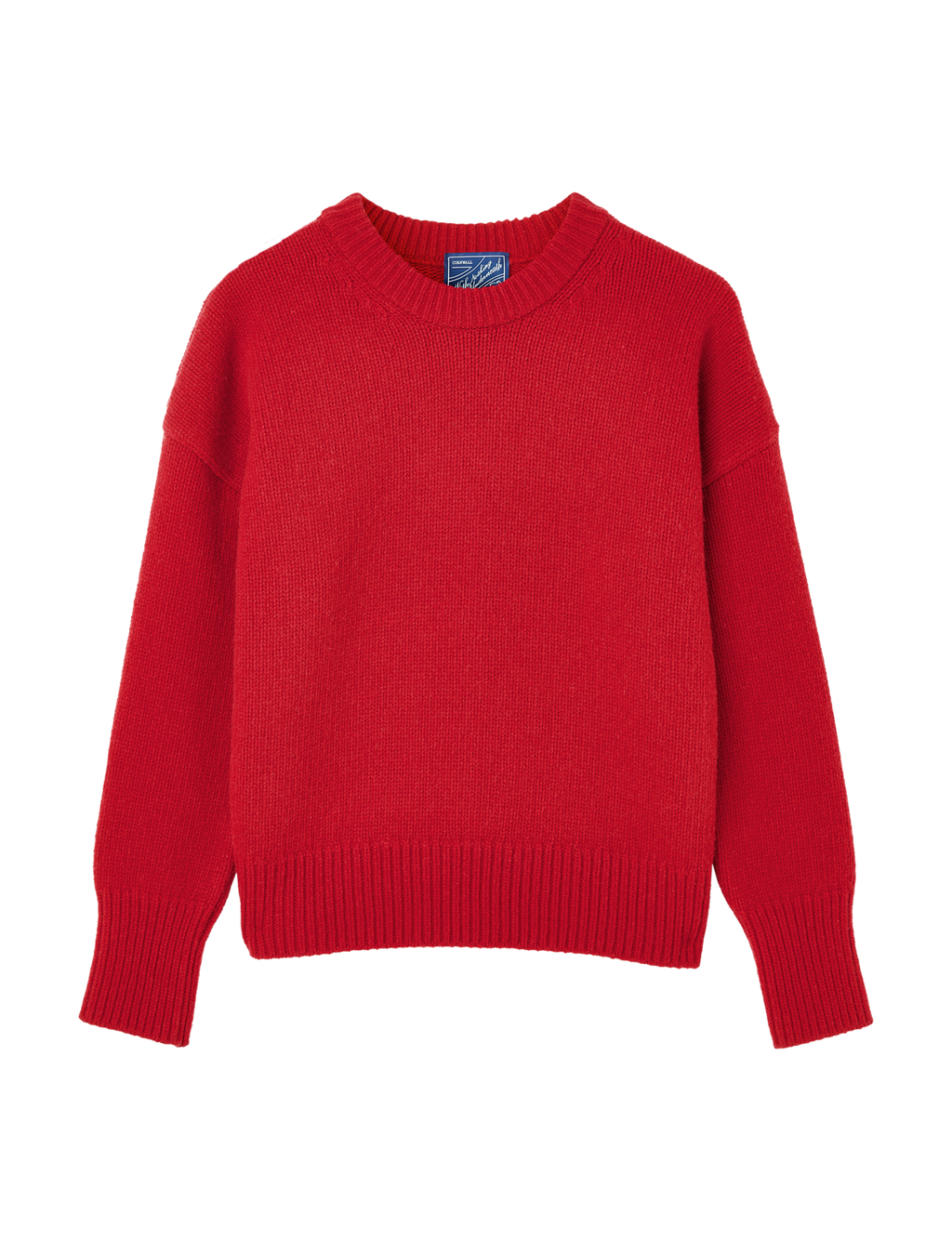 Cornwall Jumper: Wool, Red