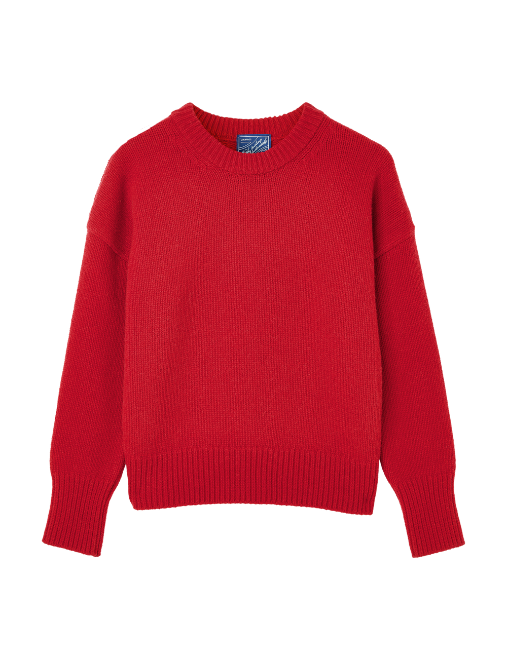 Cornwall Jumper: Wool, Red